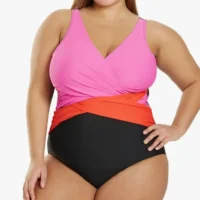 Malla plus size estampada