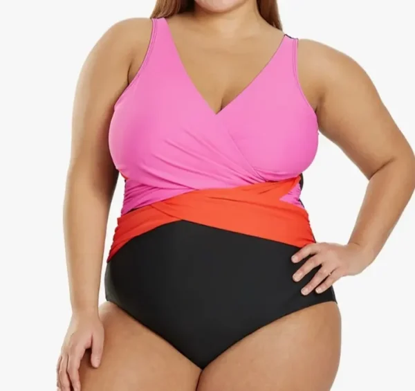 Malla plus size estampada