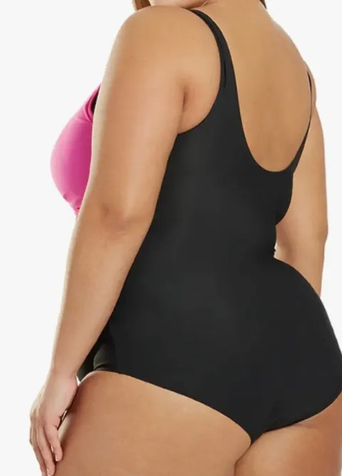 Malla plus size estampada